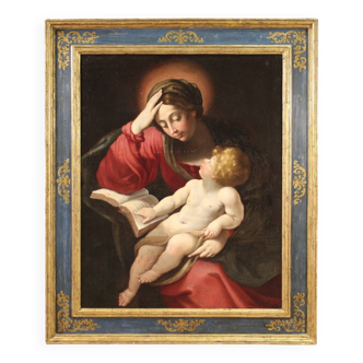 Ecole italienne du XVIIe siècle, Vierge à l'Enfant