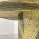 Table basse en marbre vert d'Estours années 70