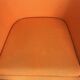 Paire de fauteuils orange 1970