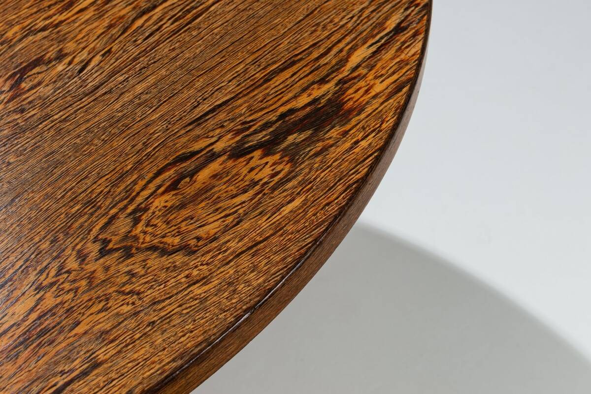 Gerard Geytenbeek tripod dining table in wenge, The Netherlands, 1960