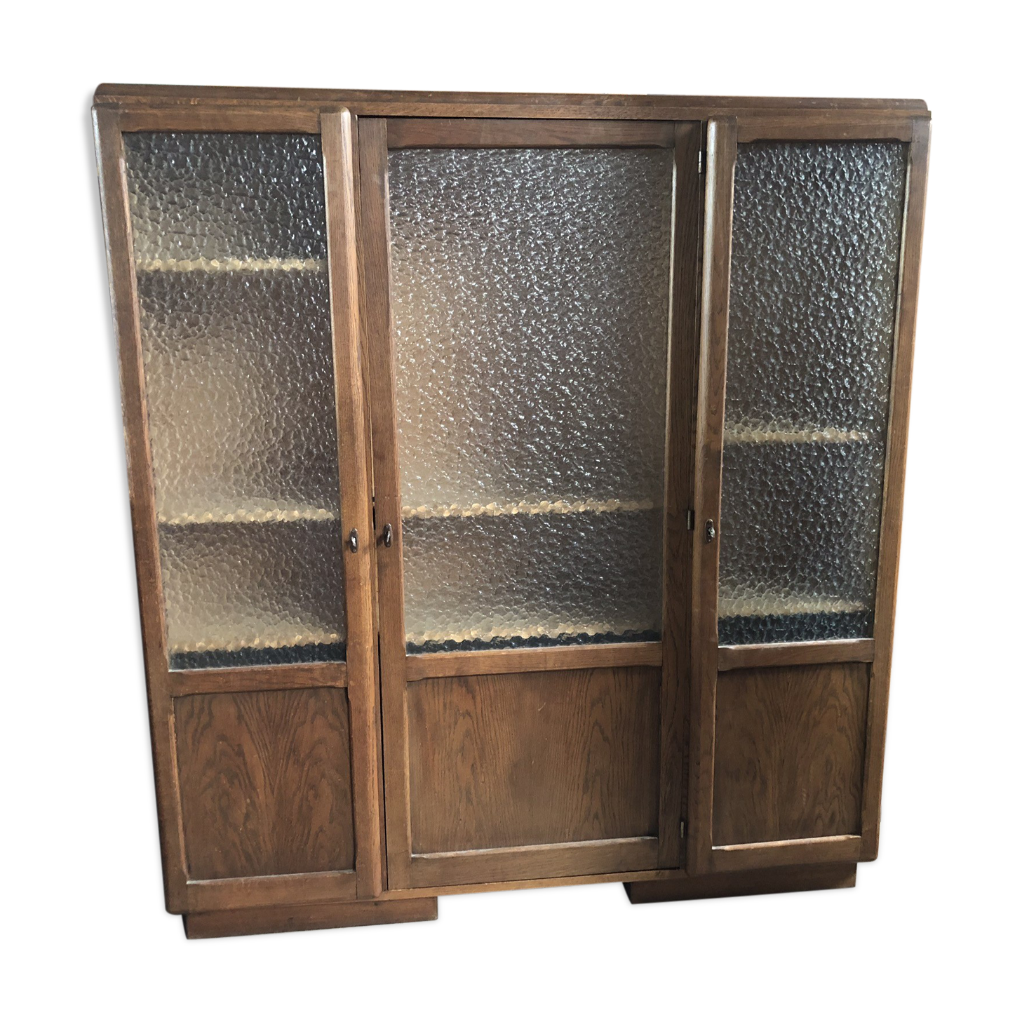Vintage 40 years glass Cabinet