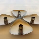 Four Scandinavian candlesticks from the 60s