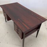 Bureau Danois En Palissandre Par Gunnar Nielsen Pour Tibergaard