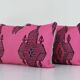 Set of 2 vintage kilim cushion covers 41x61 cm