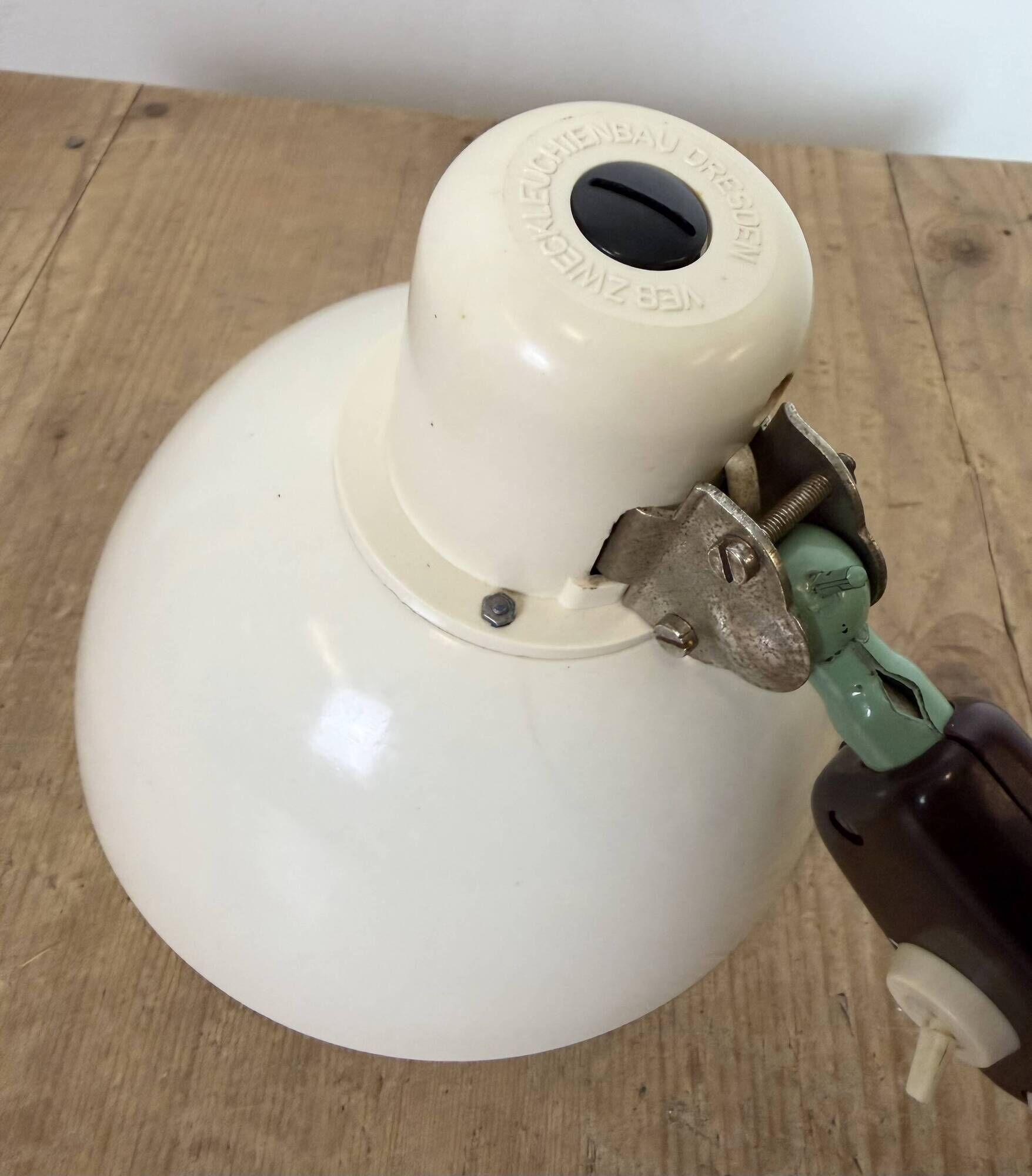 Industrial East German Scissor Lamp from VEB Zweckleuchtenbau Dresden, 1950