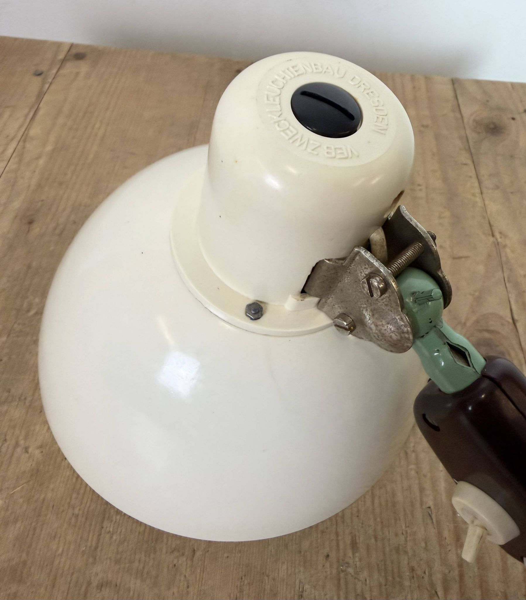 Industrial East German Scissor Lamp from VEB Zweckleuchtenbau Dresden, 1950