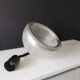 Chandelier rises and falls transparent plastic and chrome vintage 1970 space age