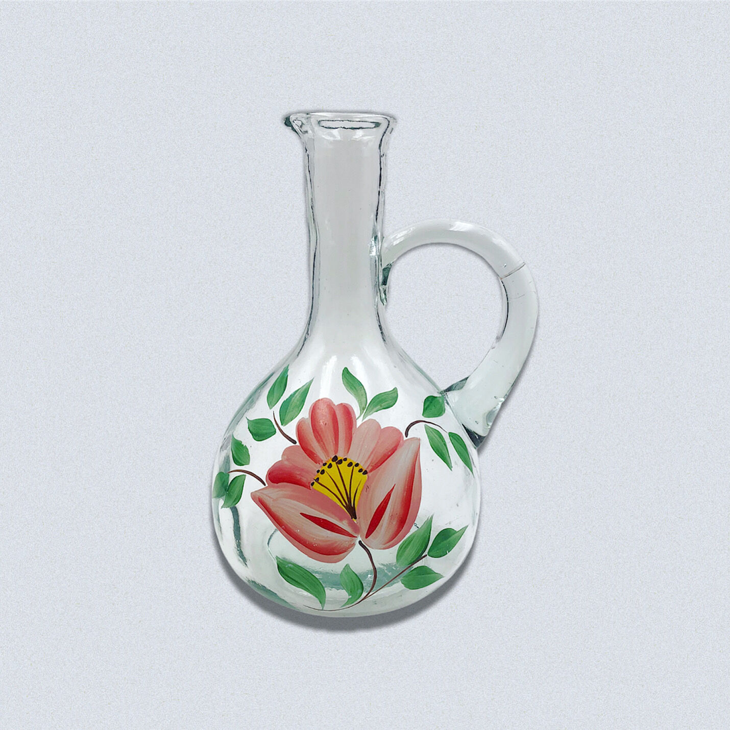 Hand-painted carafe