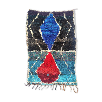 Carpet berbere boucherouite 160x105 cm