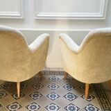 Pair of chairs 50s organic design vintage