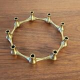 Brass candlestick, Jens Quistgaard, Denmark, 1950s