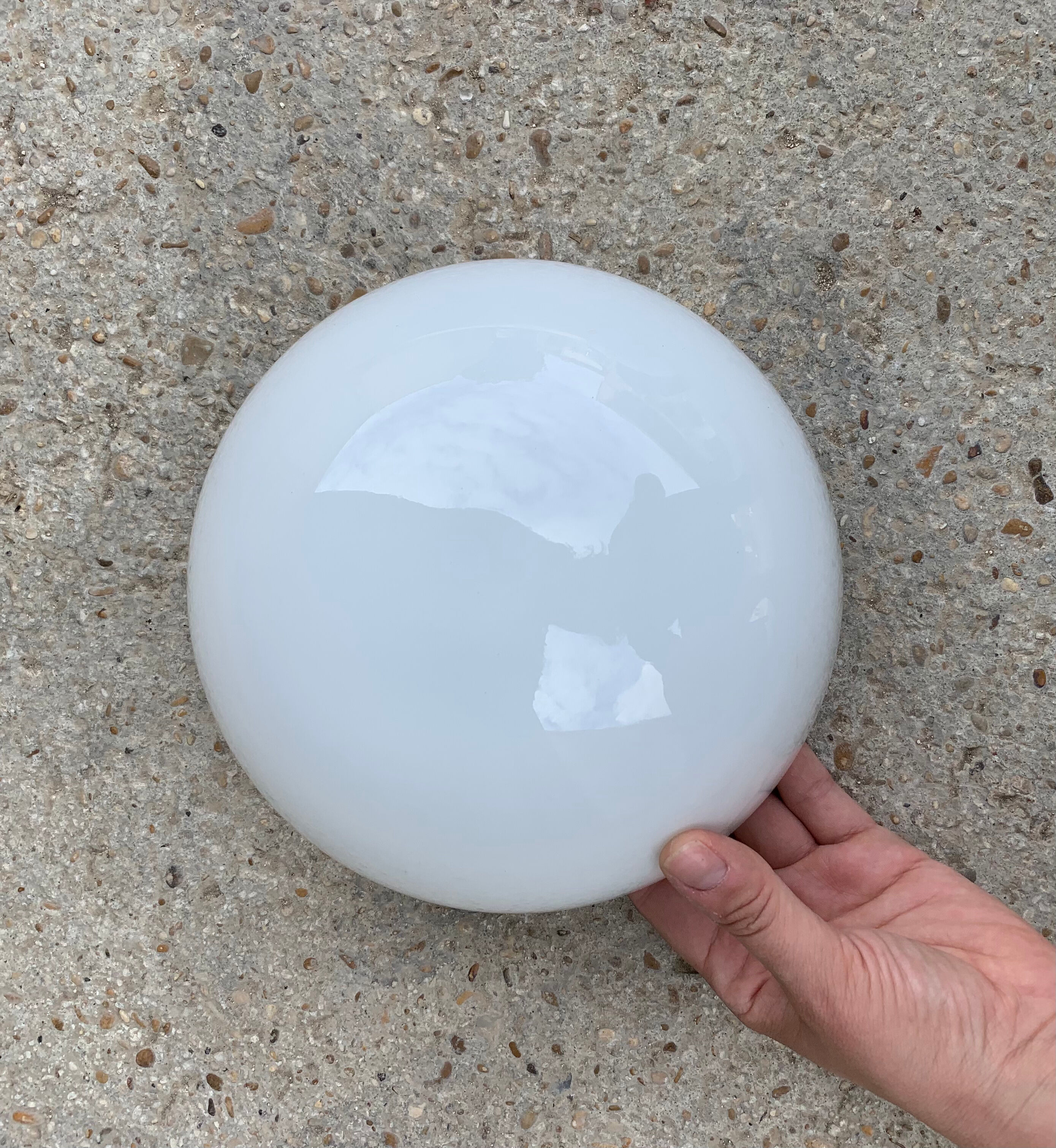 Globe opaline old wall lamp / ceiling lamp