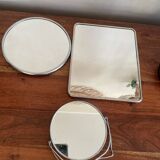 Set of 3 barber mirrors
