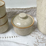 Speckled sandstone coffee service