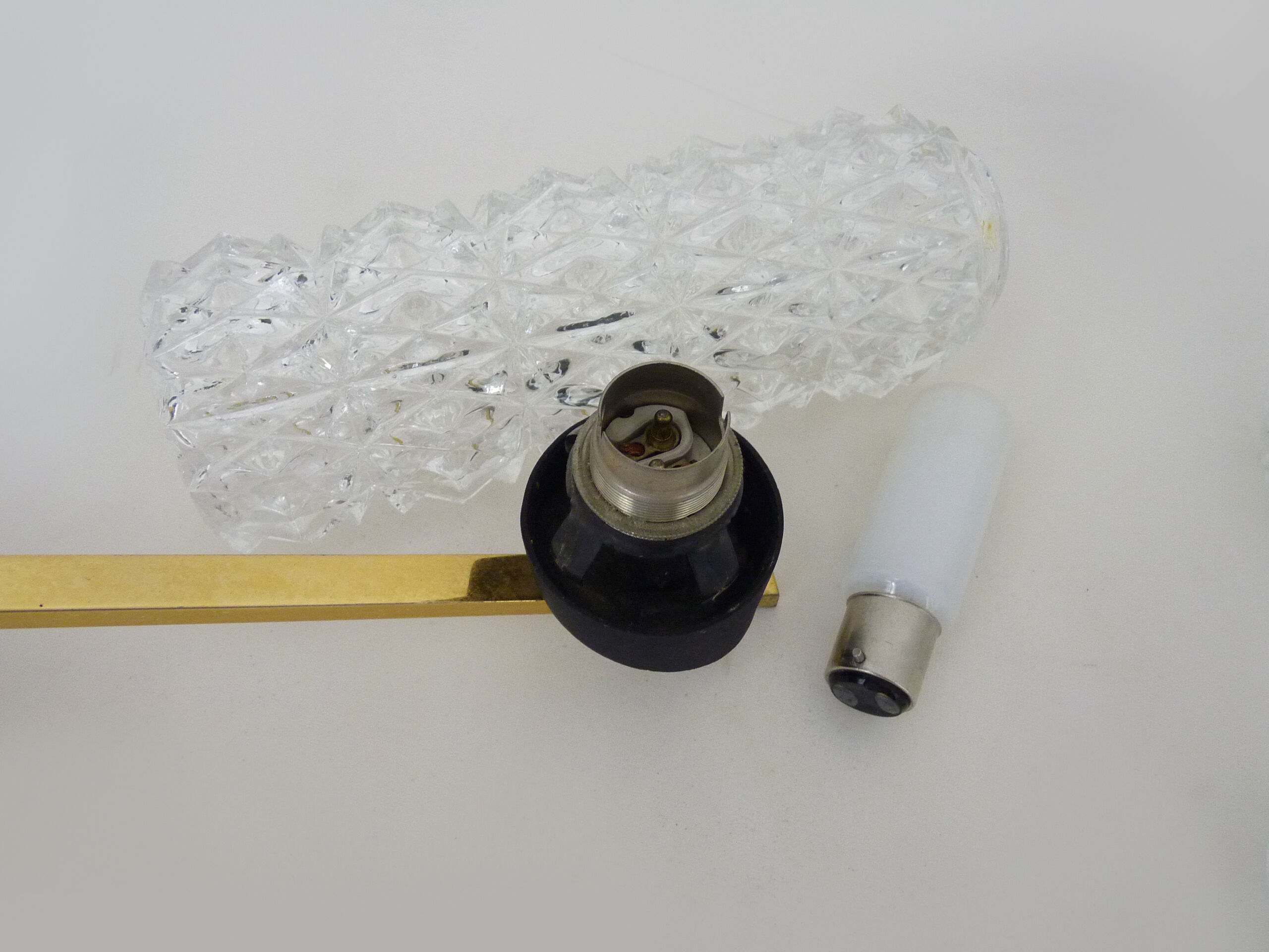 Vintage 4-pointed chandelier Maison Arlus from the 1950s