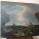 Ships in a Storm, oil on canvas, late 17th century