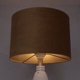 Set of 2 porcelain table lamps by Le Dauphin, 1970s