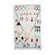 Colorful Berber carpet 242 x 138cm