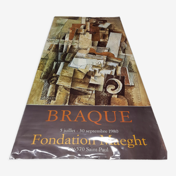 Affiche expo Georges Braque 1980