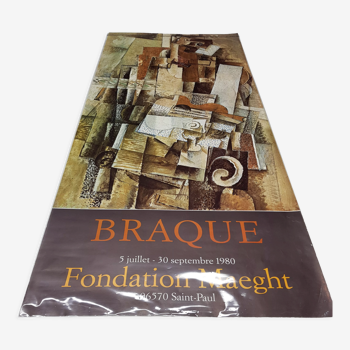 Poster exhibition Georges Braque 1980