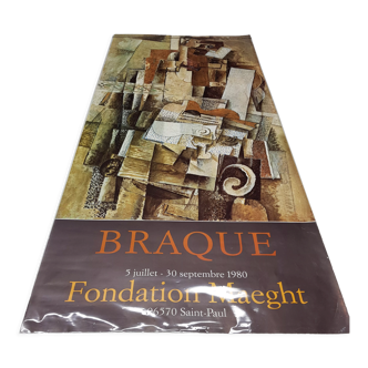 Poster exhibition Georges Braque 1980