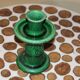 Tamgroute pottery candle holder