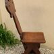 Rare 19th century oak Lorraine chair