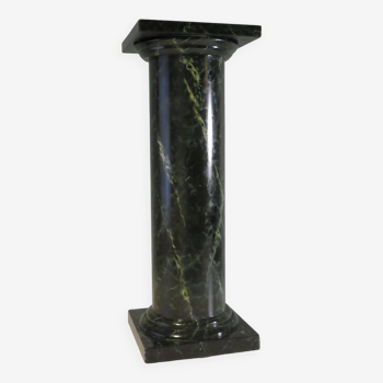Faux marble column, base, mid-20th century.