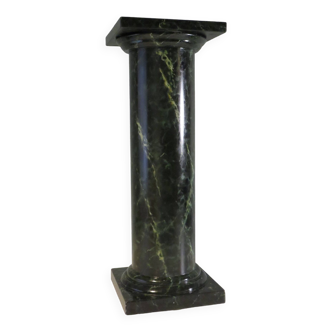 Faux marble column, base, mid-20th century.