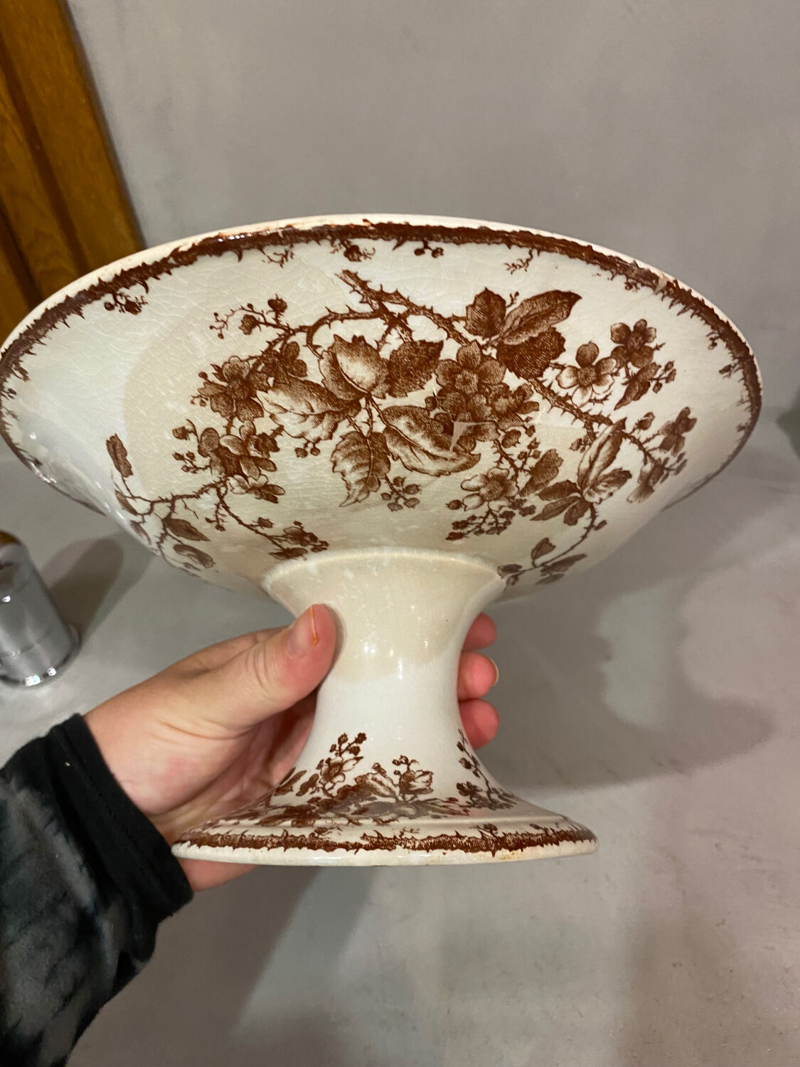 Gien gold medal warbler fruit bowl