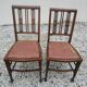 Paire de chaises en acajou 1920