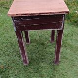 Patinated farmhouse stool