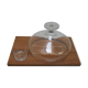 Cheese platter and its boussu crystal bell