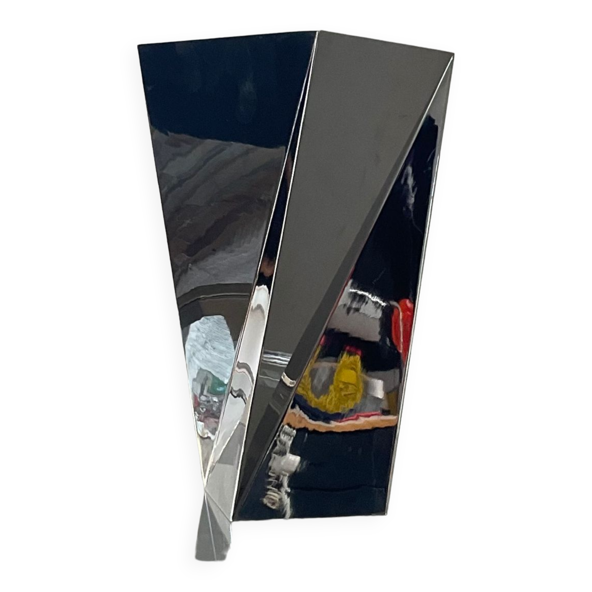 Decorative stainless steel vase