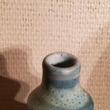 Designer vase by Jean Busson in glazed ceramic terracotta from Dinan