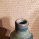 Designer vase by Jean Busson in glazed ceramic terracotta from Dinan
