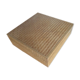 Straw marquetry box