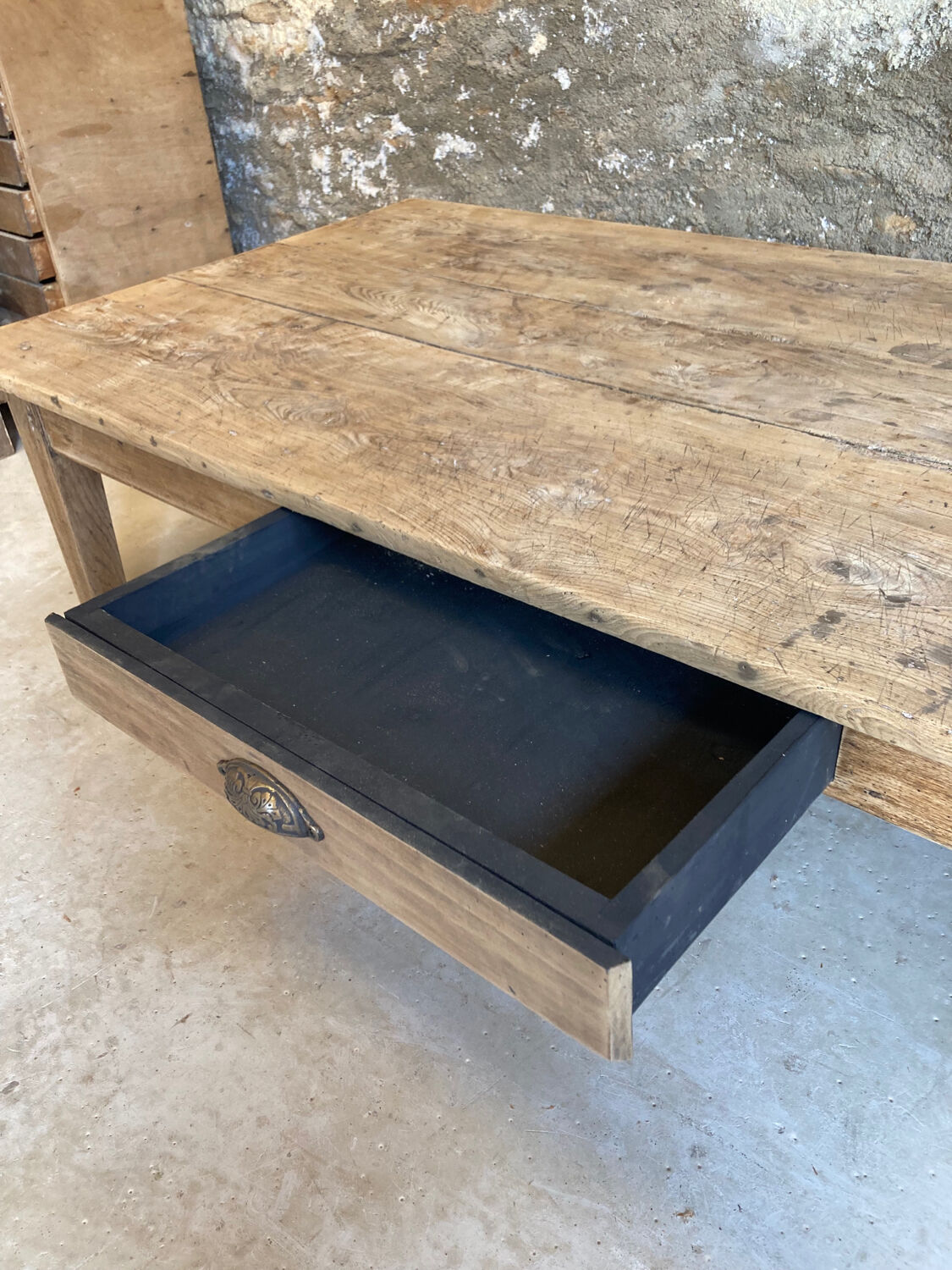 XL elm coffee table