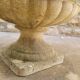 Pair of medicis vases in old reconstituted stone 1950s