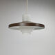 Mid century pendant by Philips with opaline glass, 1960s