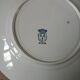 6 antique ironstone dinner plates