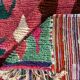 Modern Moroccan Berber Rug 200x300 cm – Geometric wool area rug, pink Boujad style