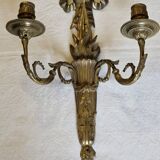 Gilded bronze wall light