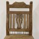Chaise paysanne ancienne en bois