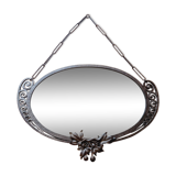 Miroir art déco en fer