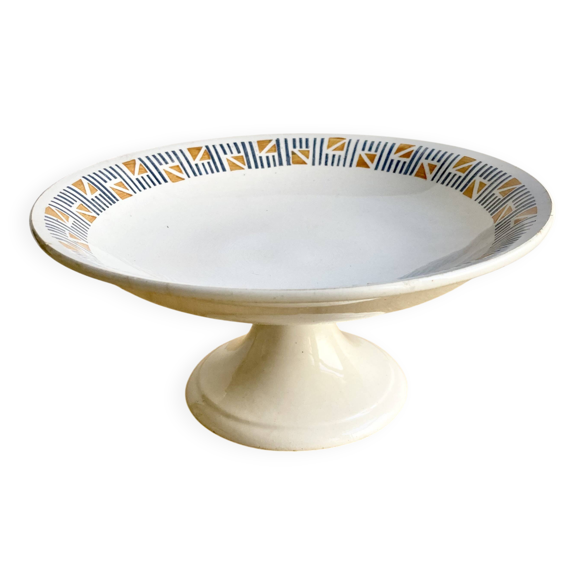Fruit bowl / iron earth / Art Deco / Givors