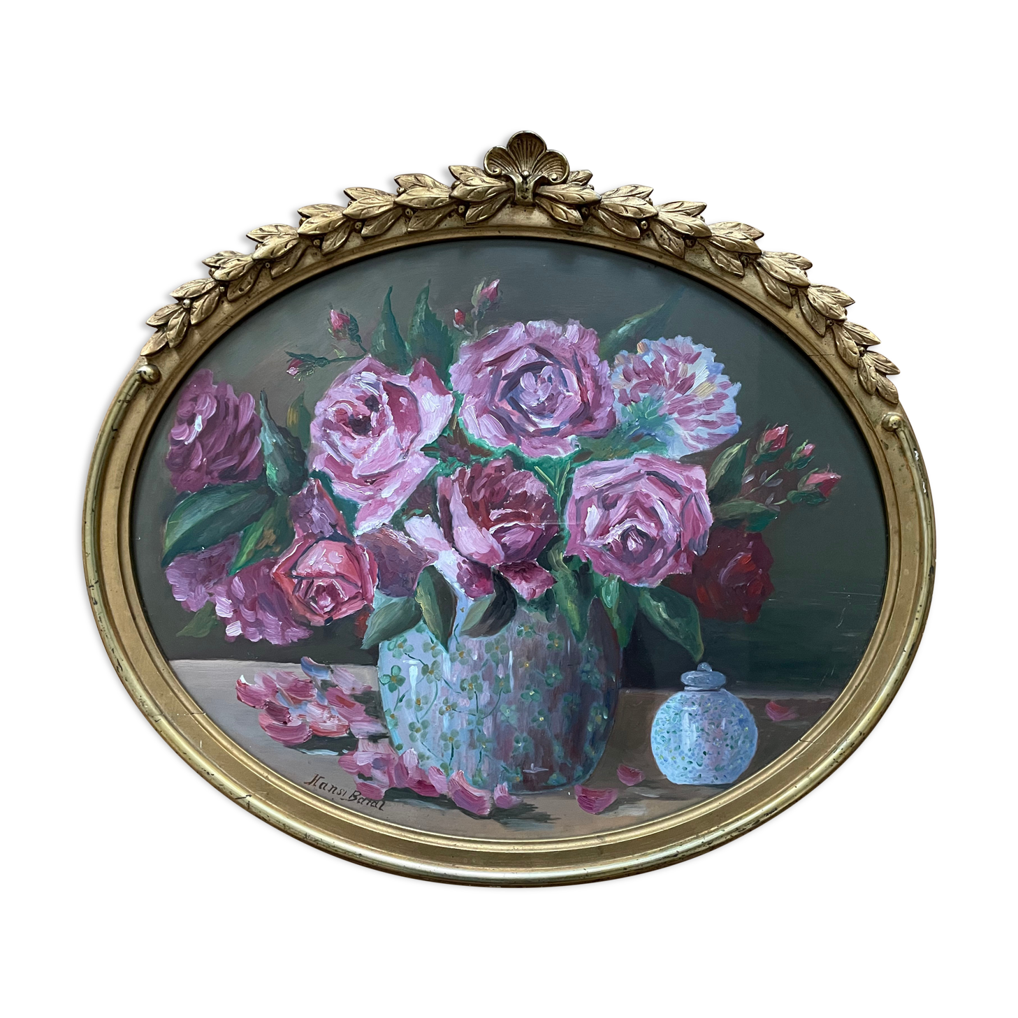 Old still life painting