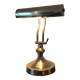 Brass desk or banker lamp