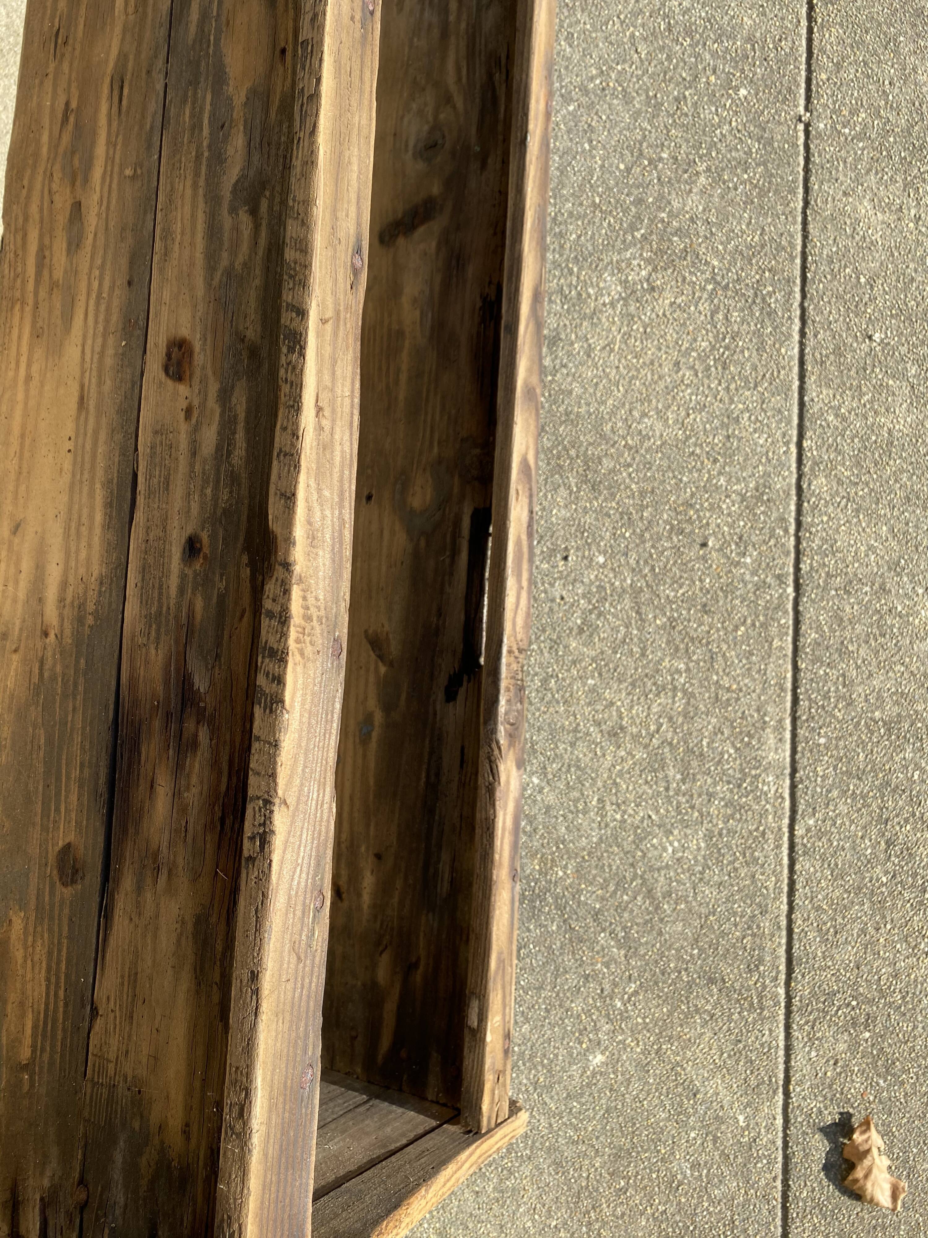 Old kitchen wood shelf tgm