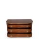 Large half-moon shaped chest of drawers/hall console, 1930s/1940s.